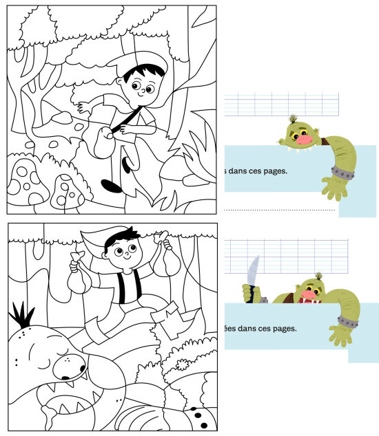 Nathan Ecoles 2025 - coloriages magiques et vignettes